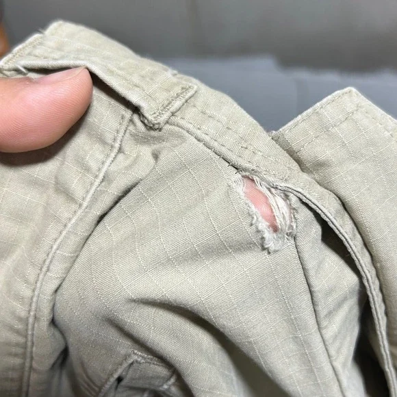 Nike ACG Vintage Cargo Pants Tan Ripstop Utility Mens XL All Conditions Gear - Picture 6 of 10